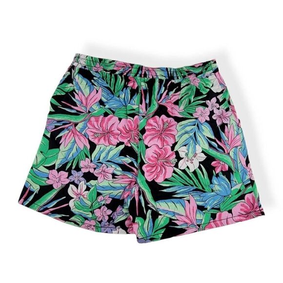 Wild Fable Black Tropical Floral Shorts  XS - Picture 2 of 4